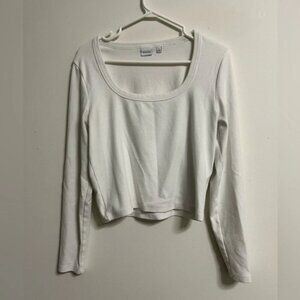 Sunday  Best White Long Sleeve Shirt